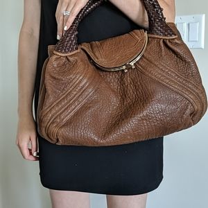 Fendi Spy Purse in Brown Leather